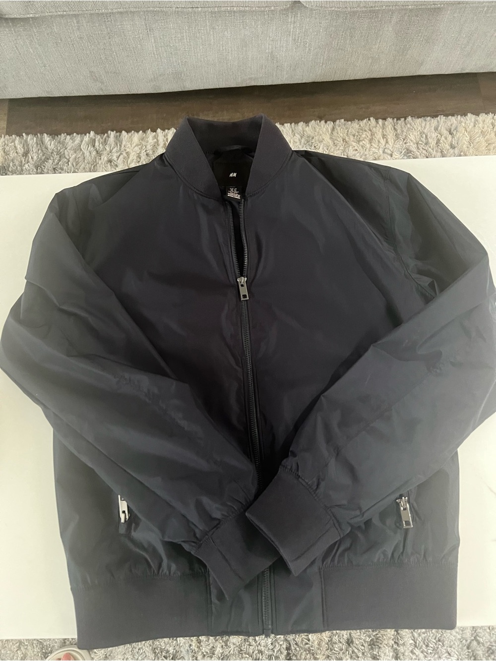 H&M Men's Navy Bomber Jacket